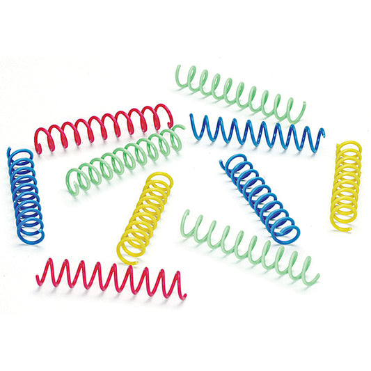 Ethical Pet - Colorful Springs Cat Toy - Thin - 8Lx2W CM (3Lx1W in) (BULK)
