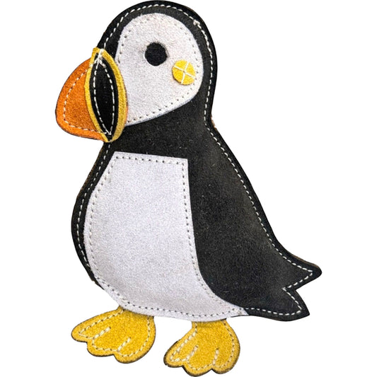 Ethical Pet - Dura Fused Leather Puffin Dog Toy - 21.5CM (8.5in)