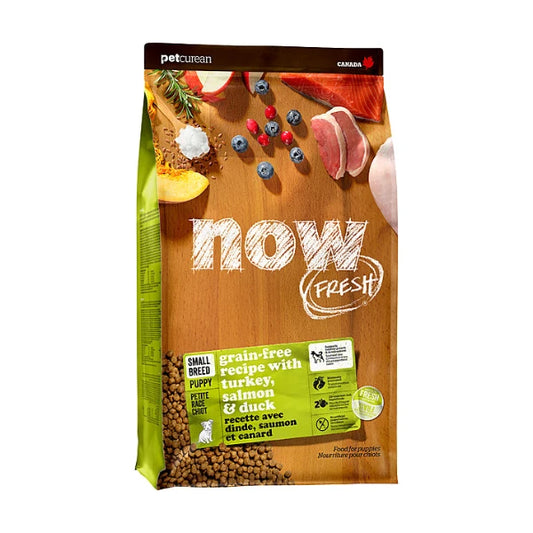 Petcurean - NOW TURKEY SALMON DUCK SMALL BREED Dry Puppy Food