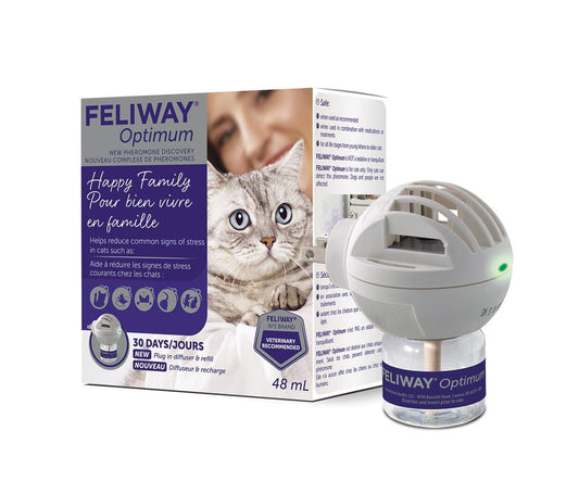 *S.O. - Up to 2 Week Wait* Feliway - Optimum Starter Kit Diffuser+Refill - 48ml