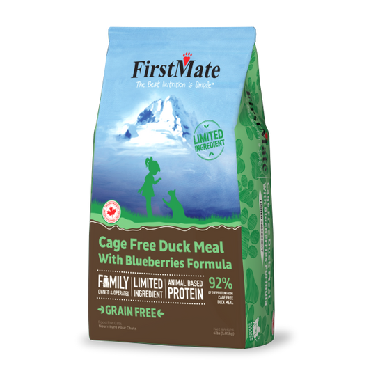 FirstMate - Cat LID GF Cage Free DUCK AND BLUEBERRIES Dry Cat Food - 1.81KG (3.96lb)