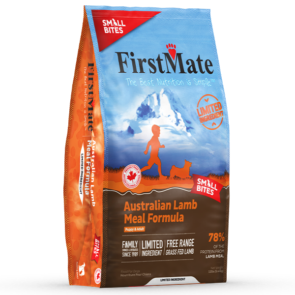 FirstMate - GF LID AUSTRALIAN LAMB Small Bites Dry Dog Food - 5.44KG (12lb)