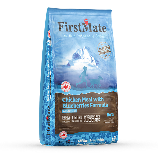 FirstMate - GF LID CHICKEN with BLUEBERRIES Dry Dog Food - 11.4KG (25lb)