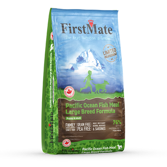 FirstMate - GF LID PACIFIC OCEAN FISH Large Breed Dry Dog Food - 11.4KG (25lb)