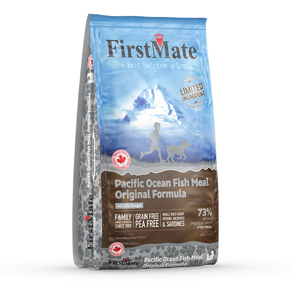 FirstMate - GF LID PACIFIC OCEAN FISH ORIGINAL Dry Dog Food - 11.4KG (25lb)