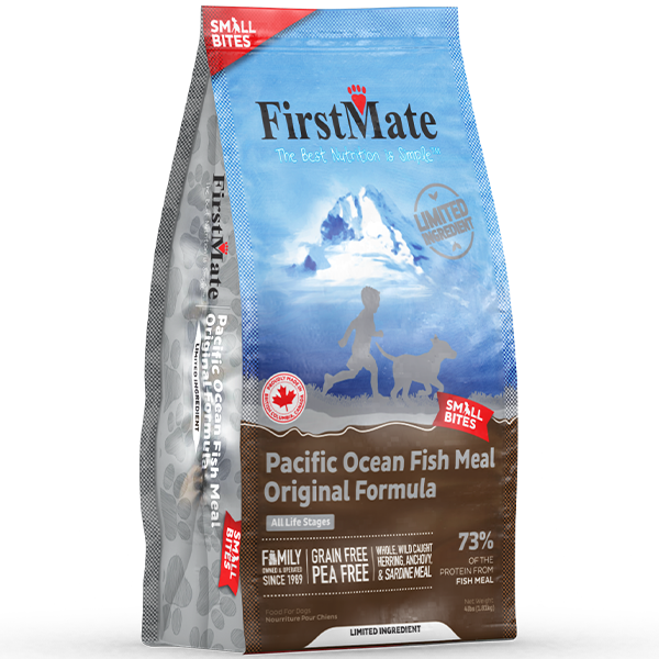 FirstMate - GF LID Pacific Ocean FISH Small Bites Dry Dog Food - 1.81KG (4lb)