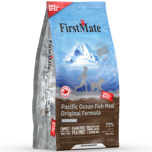 FirstMate - GF LID Pacific Ocean FISH Small Bites Dry Dog Food - 1.81KG (4lb)