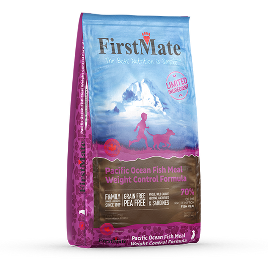 FirstMate - GF LID WEIGHT CONTROL SENIOR FISH Dry Dog Food - 11.4KG (25lb)