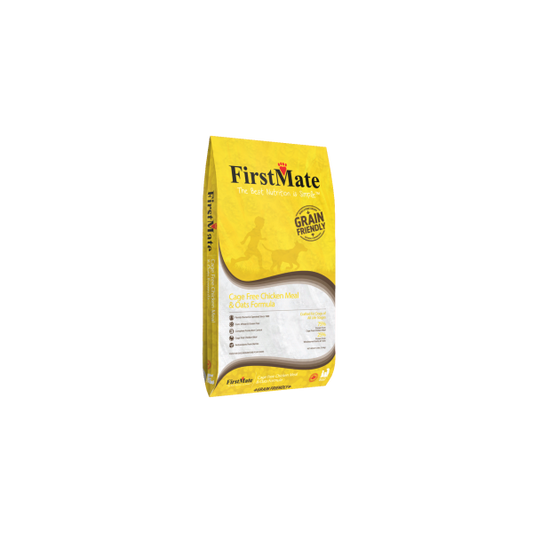 FirstMate - Grain Friendly Cage Free CHICKEN Meal & OATS Dry Dog Food - 11.4KG (25lb)