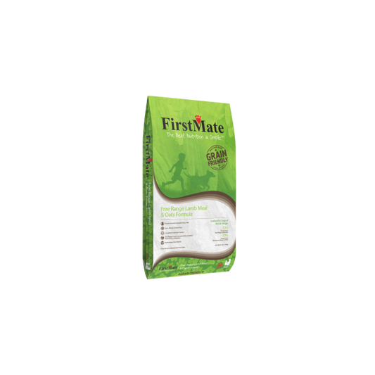 FirstMate - Grain Friendly Free Range LAMB and OATS Dry Dog Food - 11.4KG (25lb)