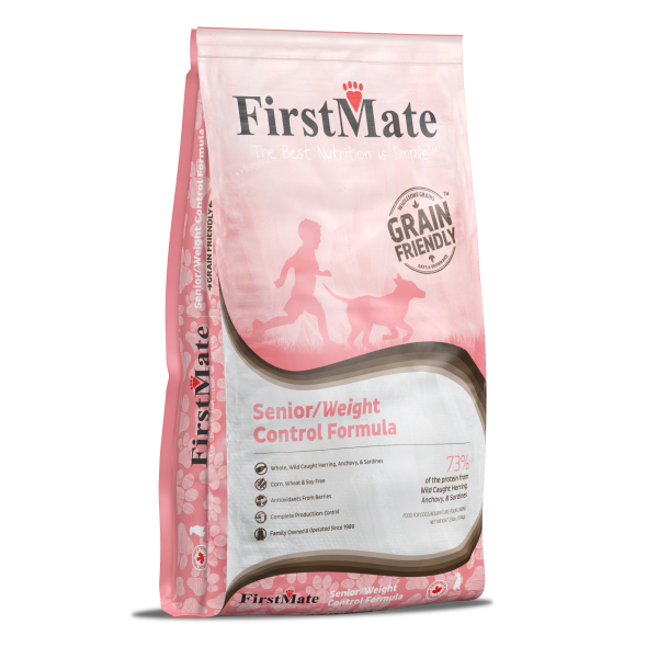 FirstMate - Grain Friendly SENIOR/WEIGHT CONTROL Dry Dog Food - 11.4KG (25lb)