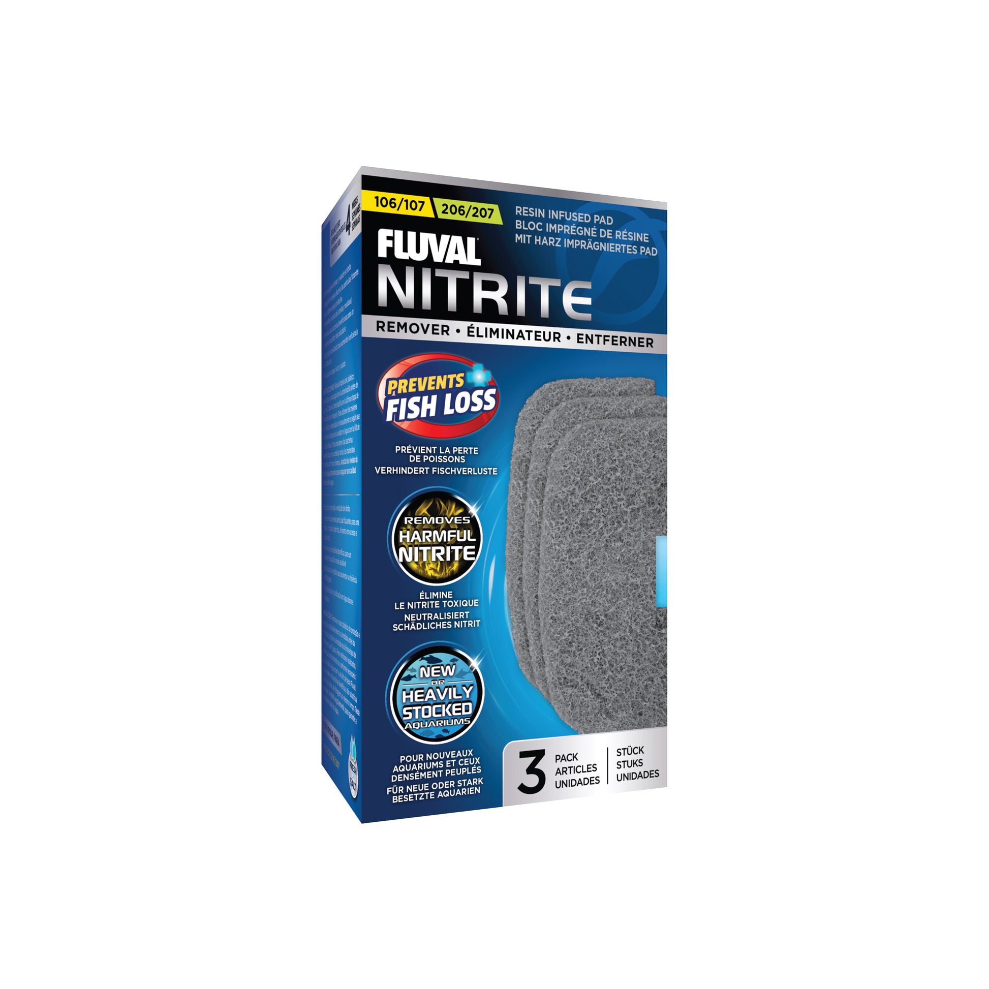 Fluval, 106/206 and 107/207 Nitrite Remover, 3PK