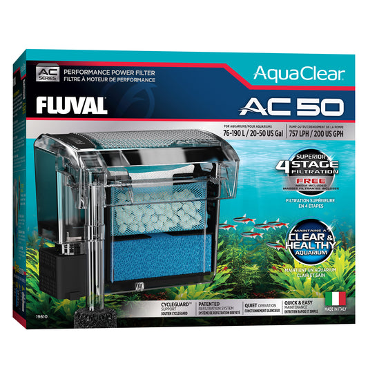 *PREORDER* Fluval - AquaClear AC50 Power Filter - 20-50 US Gal (76-190L)