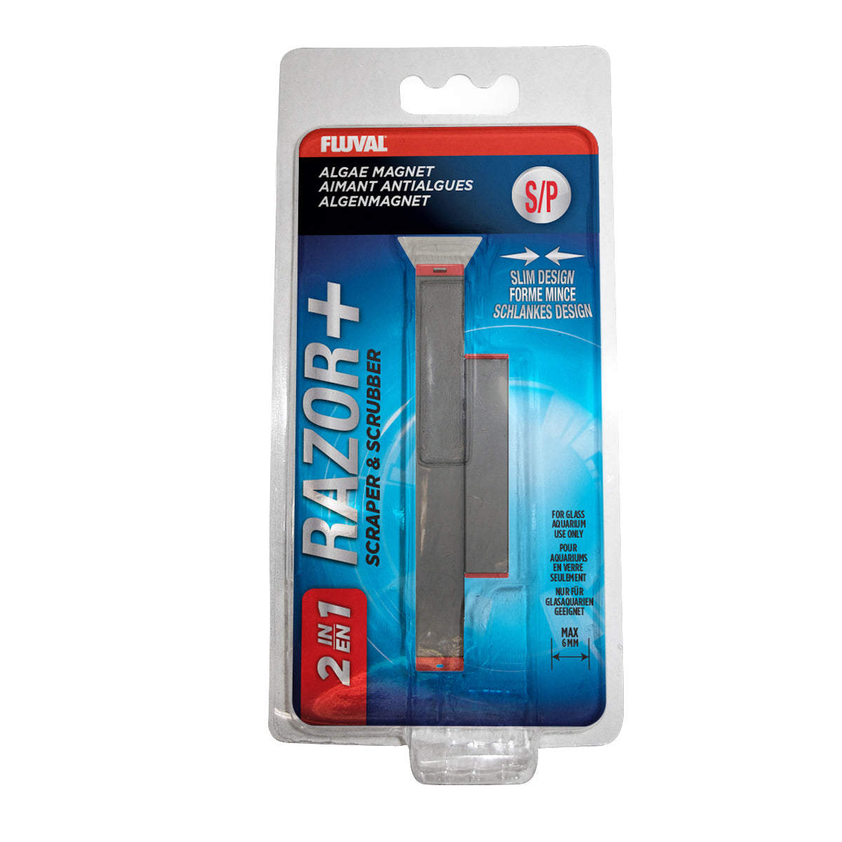 Fluval - Razor+ 2-in-1 Algae Magnet - SMALL