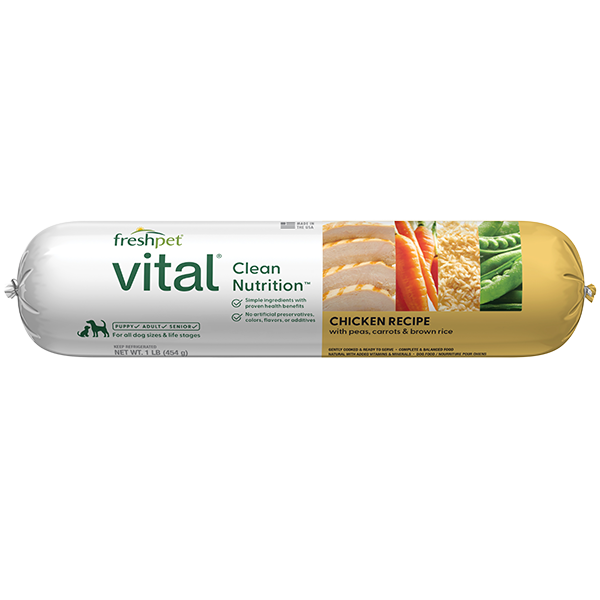 *S.O. - Up to 2 Week Wait* Fresh Pet - Vital Dog Balanced Nutrition CHICKEN, VEGGIE and RICE Dog Food - 1lb