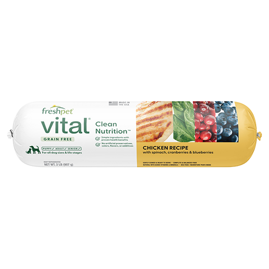 *S.O. - Up to 2 Week Wait* Fresh Pet - Vital Dog GF CHICKEN Dog Food - 2lb