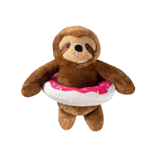 *S.O. - Call for Estimated Arrival* Fringe Studio - Donut Worry It's Pool Time Sloth Toy - 25CM (10in)
