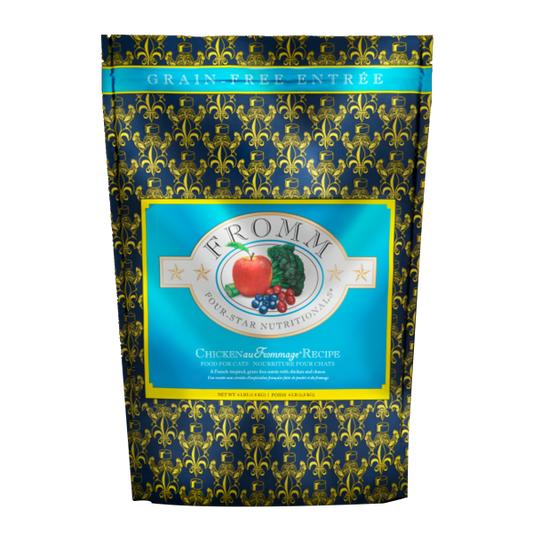 *S.O. - Up to 2 Week Wait* Fromm - Four-Star GF CHICKEN Au FROMMAGE Dry Cat Food - 1.8KG (4lb)