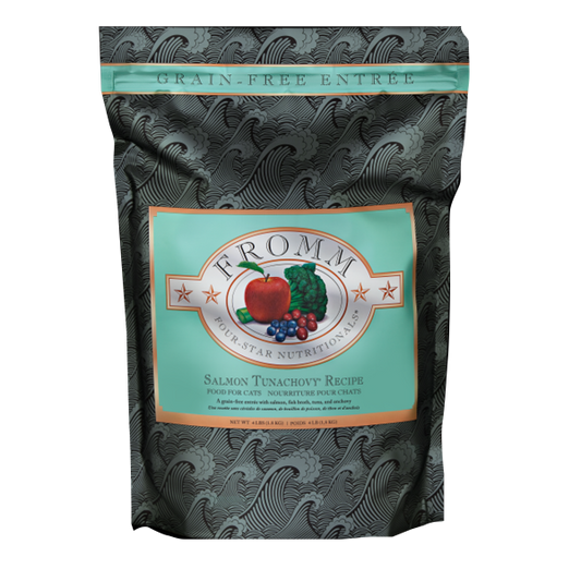 *S.O. - Up to 2 Week Wait* Fromm - Four-Star GF SALMON TUNACHOVY Dry Cat Food - 1.8KG (4lb)