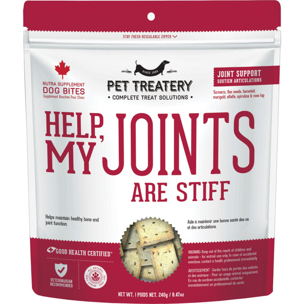 Granville Island Pet Treatery, Help, My JOINTS Are Stiff Dog Treat, 240GM (8.47oz)