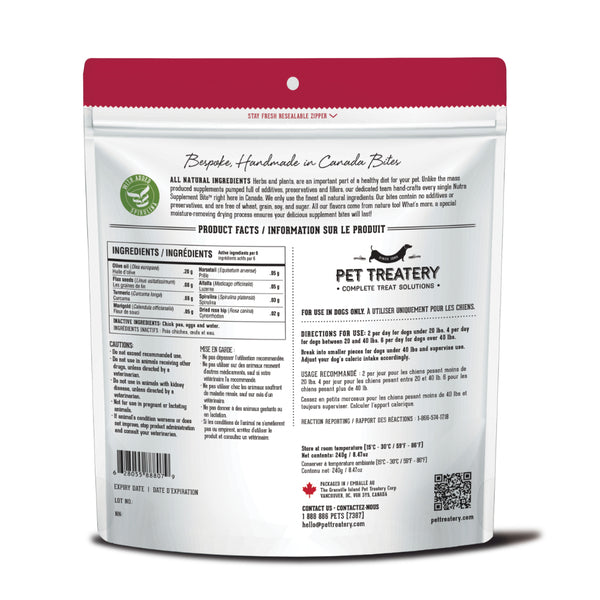 Granville Island Pet Treatery, Help, My JOINTS Are Stiff Dog Treat, 240GM (8.47oz)