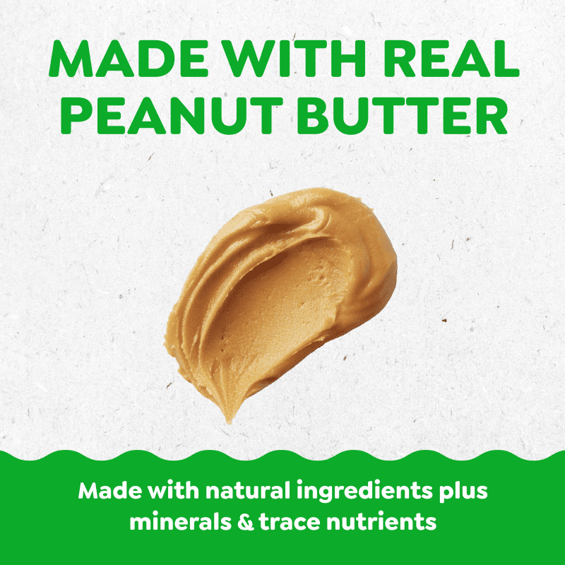 Greenies - Canine Pill Pockets PEANUT BUTTER Dog Treat - 224GM (7.9oz) - 30 Caps