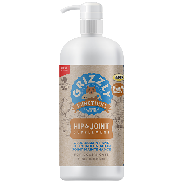 Cloud Star - Grizzly Joint Aid Hip & Joint Support Liquid Supplement - 946ML (32oz)