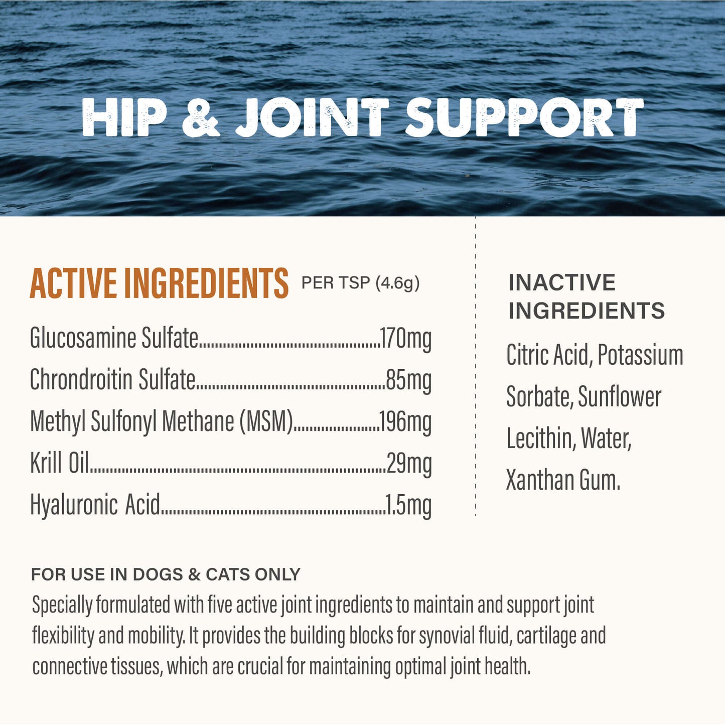 Cloud Star - Grizzly Joint Aid Hip & Joint Support Liquid Supplement - 473ML (16oz)