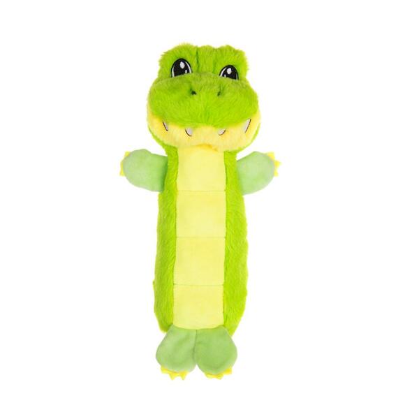 Growl, Belly Busters Gator Dog Toy, GREEN, 30.5CM (12in)