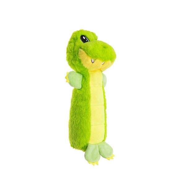 Growl, Belly Busters Gator Dog Toy, GREEN, 30.5CM (12in)