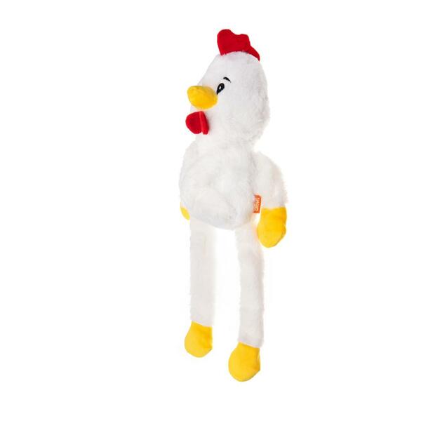 Growl, Pulldozers Chicken Dog Toy, WHITE, 54CM (21.3in)