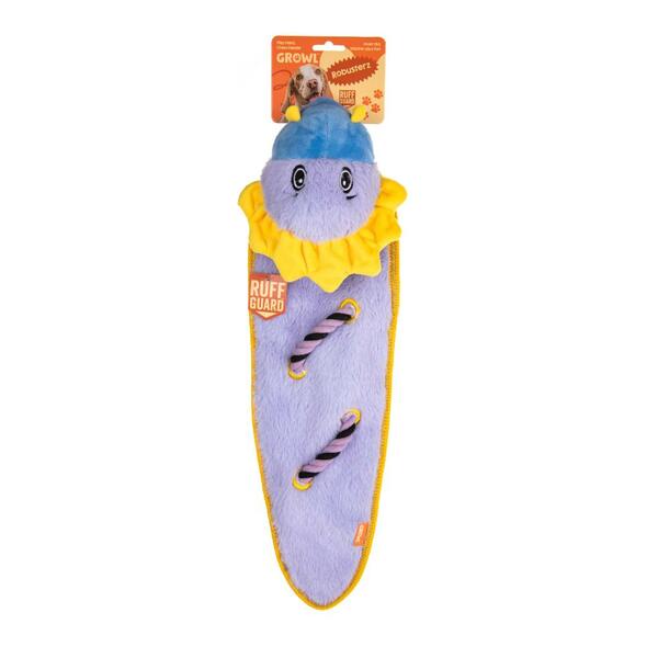 Growl, Robusterz Dragon Dog Toy, PURPLE, 48.5CM (19in)