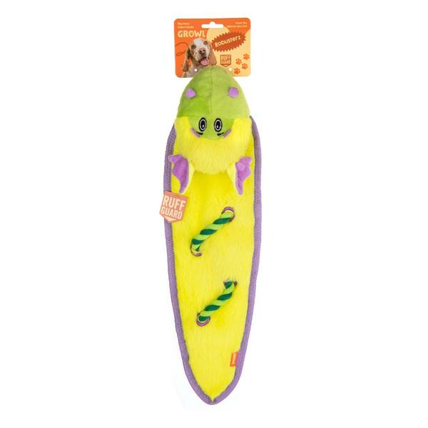 Growl, Robusterz Dragon Dog Toy, YELLOW, 48.5CM (19in)