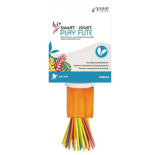 *PREORDER* HARI - SMART.PLAY Enrichment Parrot Toy - Rainbow Rocket - 9×4.5×4.5CM (3.5×1.8×1.8in)