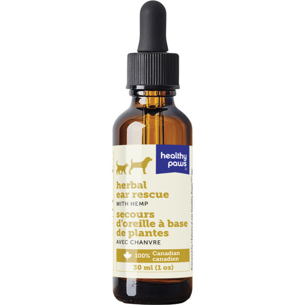 Healthy Paws - Herbal Ear Rescue with Hemp - 30ML (1oz)