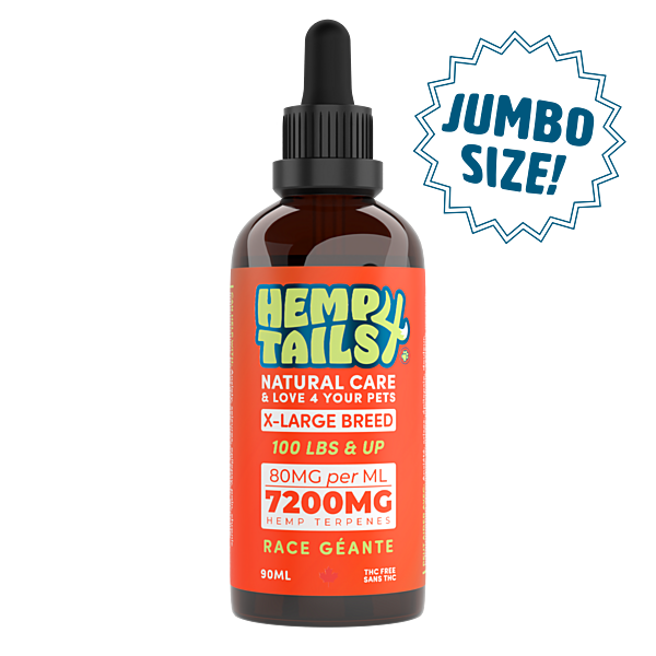 *DNR* Hemp 4 Tails - Hemp Seed Oil XLarge Breed - 7200MG/90ML
