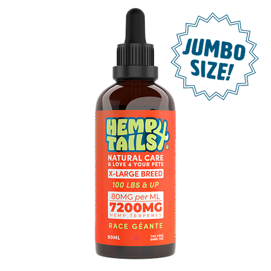*DNR* Hemp 4 Tails - Hemp Seed Oil XLarge Breed - 7200MG/90ML