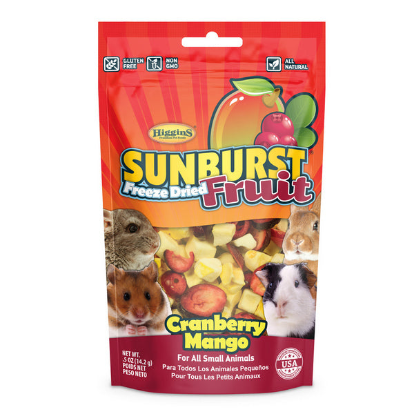 Higgins, Sunburst Freeze Dried Fruit Cranberry+Mango, 14.2GM (0.5oz)