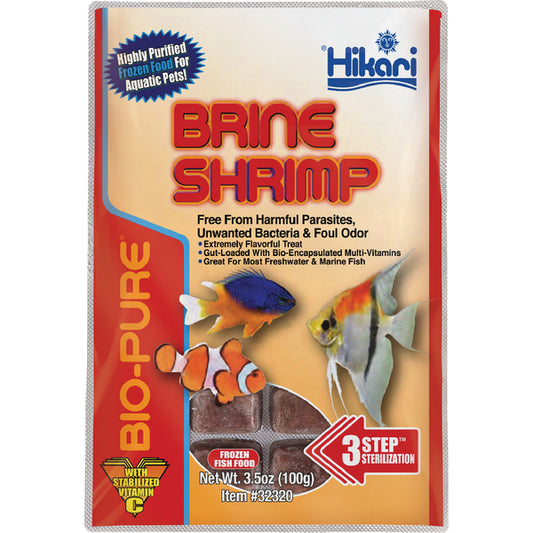 *PREORDER* Hikari - FROZEN - BRINE SHRIMP Cube - 100GM (3.5oz)