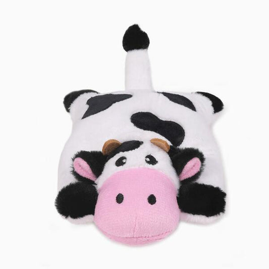 Hugsmart - Fuzzy Friendz Cow Dog Toy