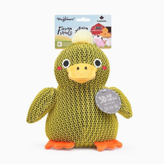 Hugsmart - Fuzzy Friendz Farm Friendz Tuffy Duck Dog Toy