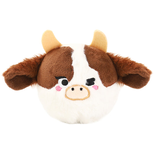 Hugsmart - Super Ball Farm Friendz 2-in-1 Cow Dog Toy