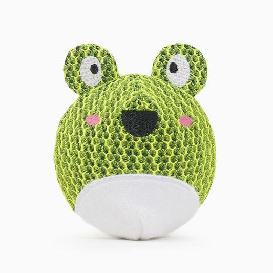 Hugsmart - Super Ball Farm Friendz Frog Dog Toy