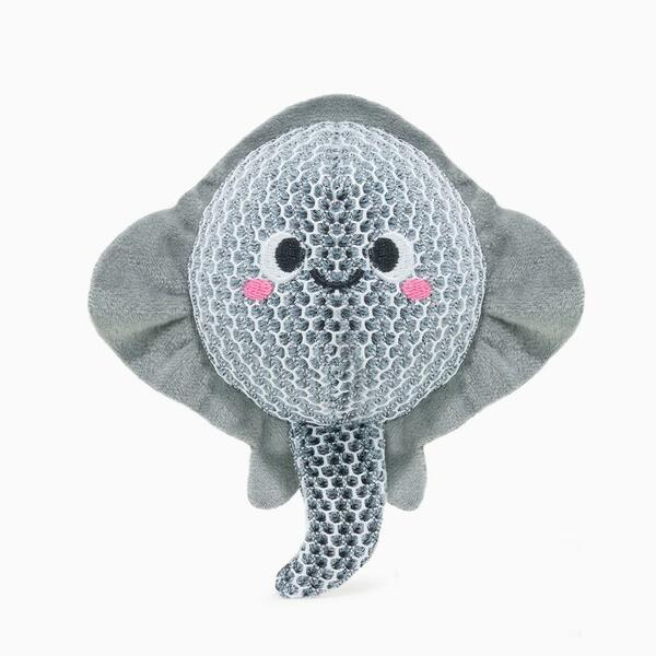 Hugsmart - Super Ball Ocean Pals 2-in-1 Stingray Dog Toy