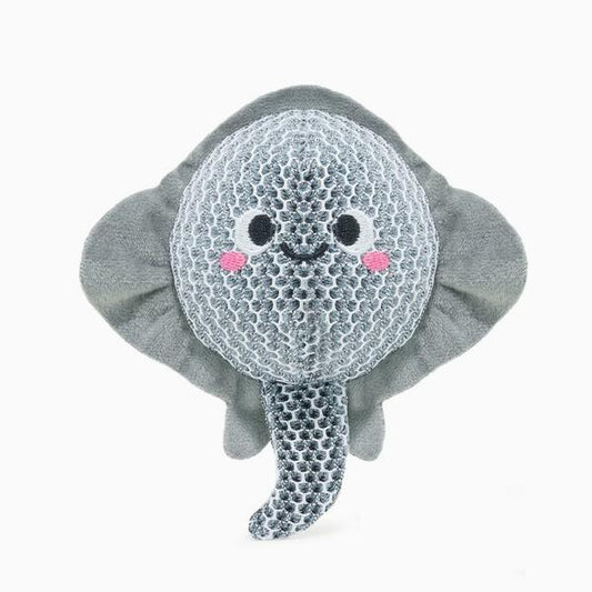 Hugsmart - Super Ball Ocean Pals 2-in-1 Stingray Dog Toy