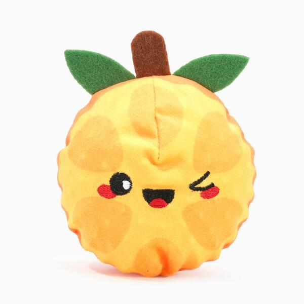 Hugsmart - Super Ball Picnic Time Orange Ball Dog Toy