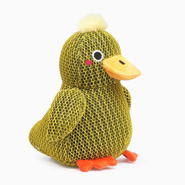 Hugsmart - Fuzzy Friendz Farm Friendz Tuffy Duck Dog Toy