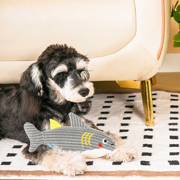 Hugsmart - Fuzzy Friendz Ocean Pals Shark Dog Toy - 28CM (11in)