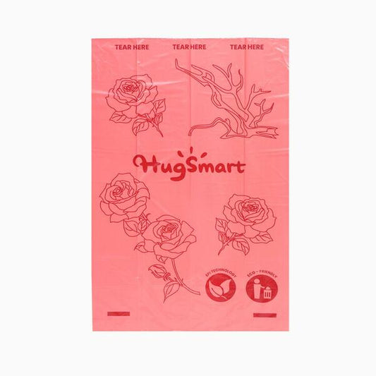Hugsmart - Poop Bags - ROSE Scented - 16PK