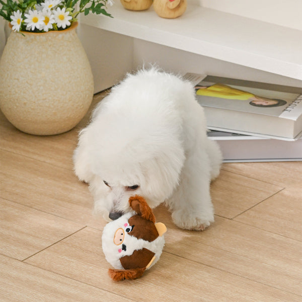 Hugsmart - Super Ball Farm Friendz 2-in-1 Cow Dog Toy